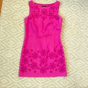 Beautiful pink flower cut out shift!